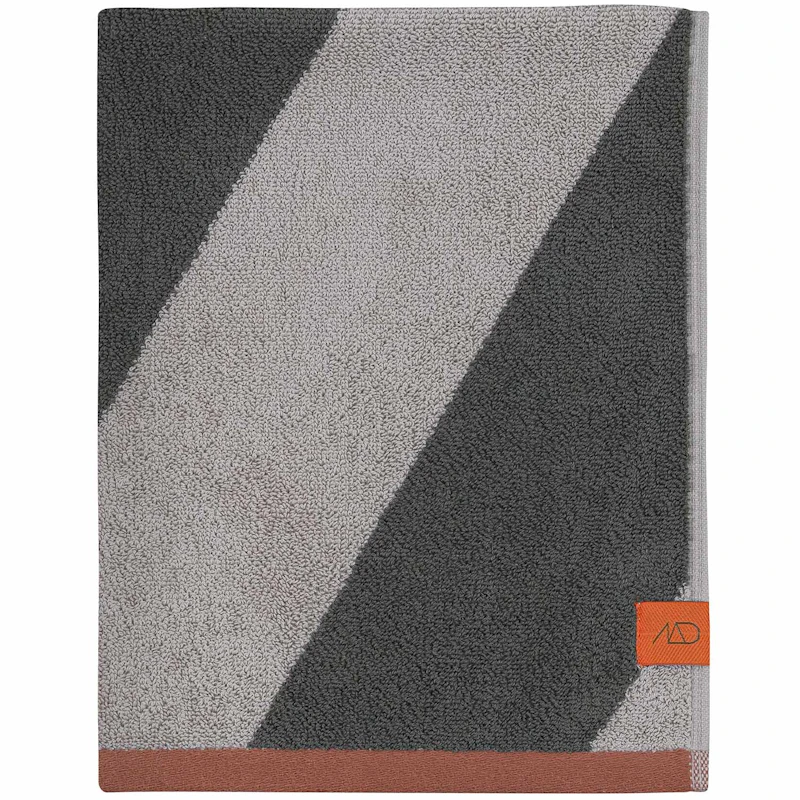 Diagonal Badetuch 70x133 cm, Olivgrün