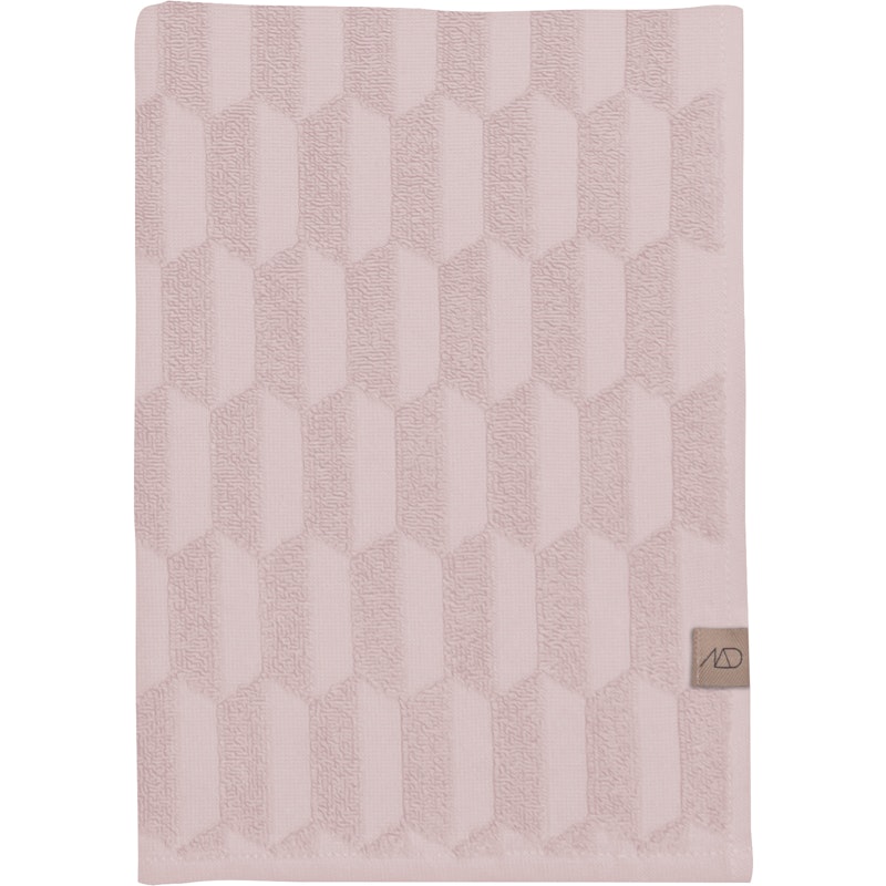 Geo Handtuch Powder Rose, 50x95 cm