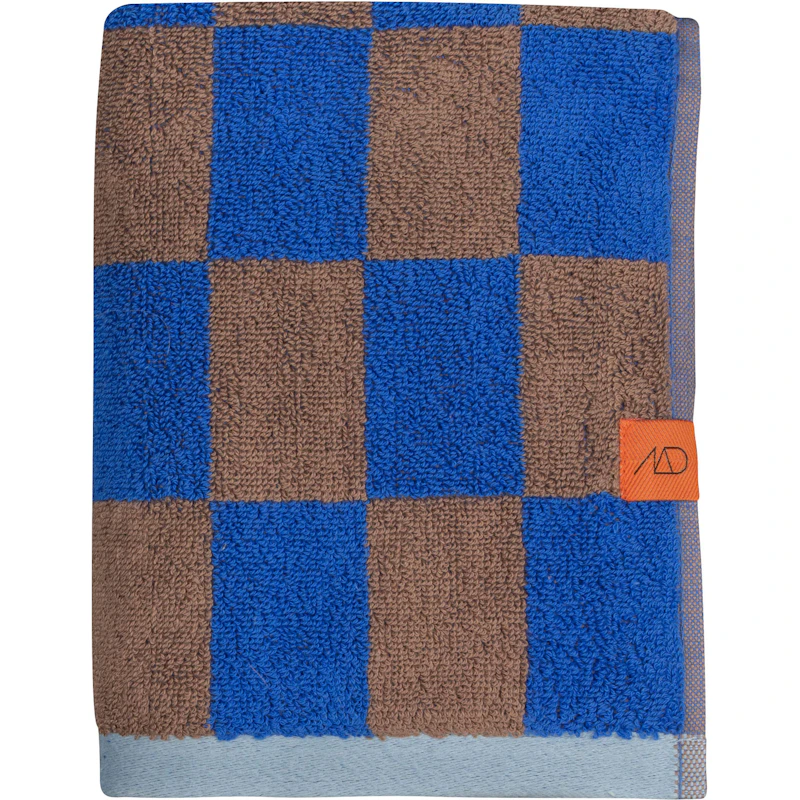 Retro Handtuch 50x90 cm, Kobaltblau