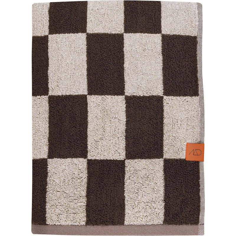 Retro Handtuch 50x90 cm, Chocolate