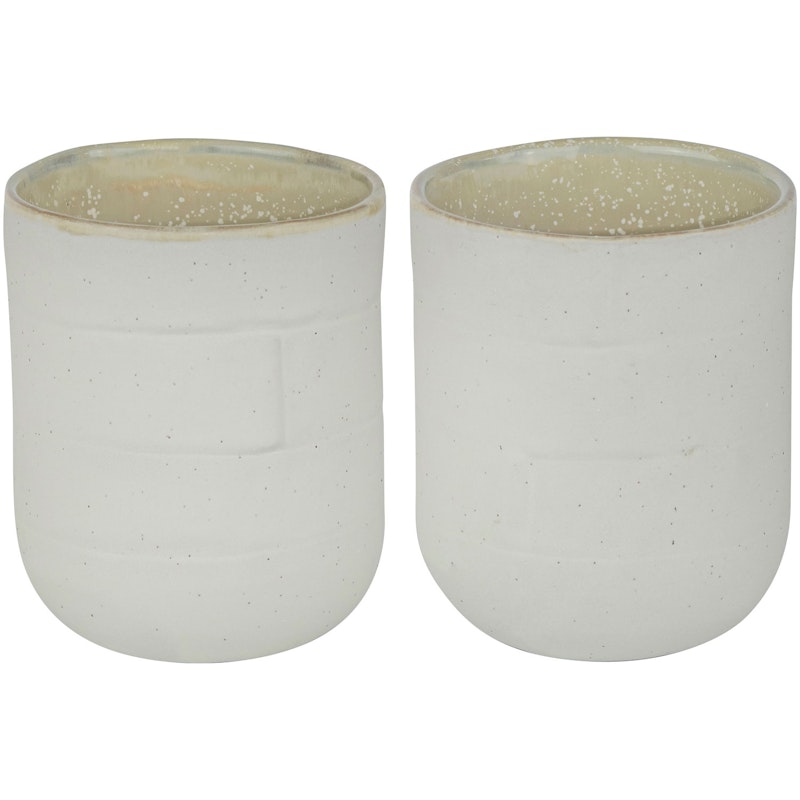 SAND GRAIN Tasse 30 cl 2-er Set, Straw