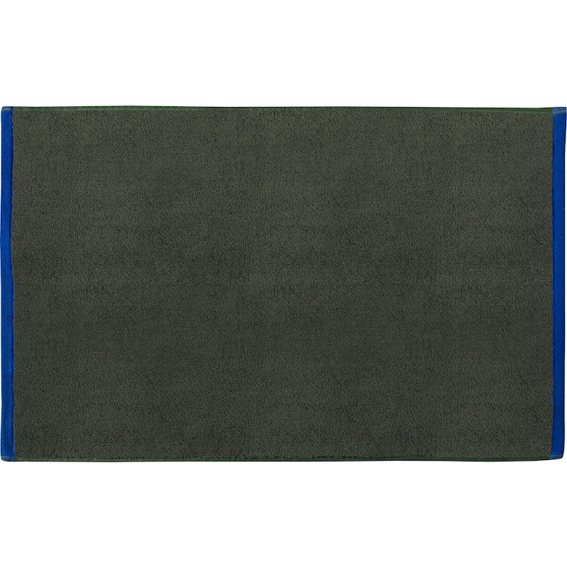 Soft Badematte 50x80 cm, Hellblau / Olivgrün