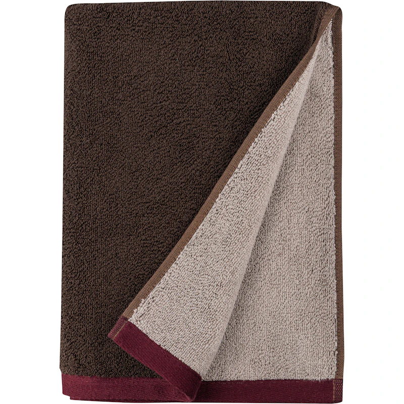 Soft Gästehandtuch 40x55 cm 2-er Set, Braun / Sand