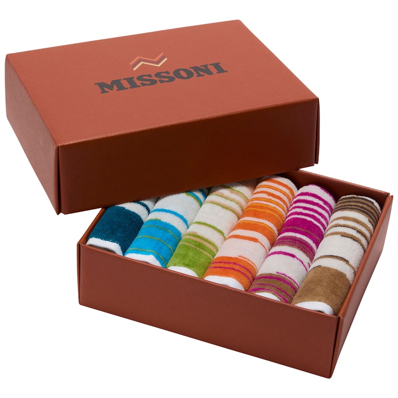 Fiammetta Handtücher 30x30 cm 6-er Set, Multi