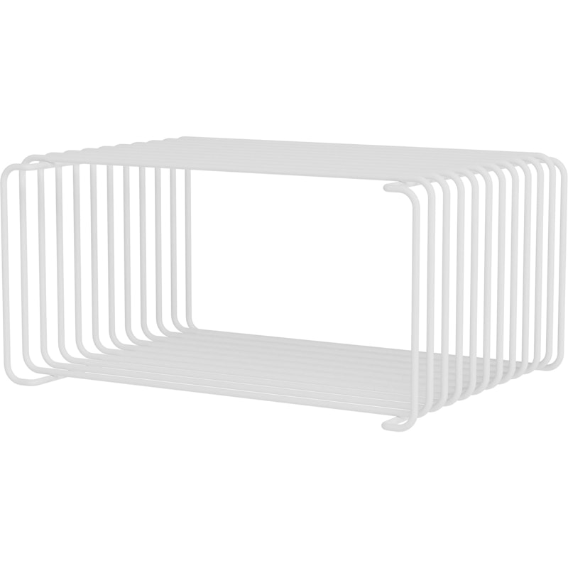 Panton Wire Half Height Regal 25,7 cm, Snow