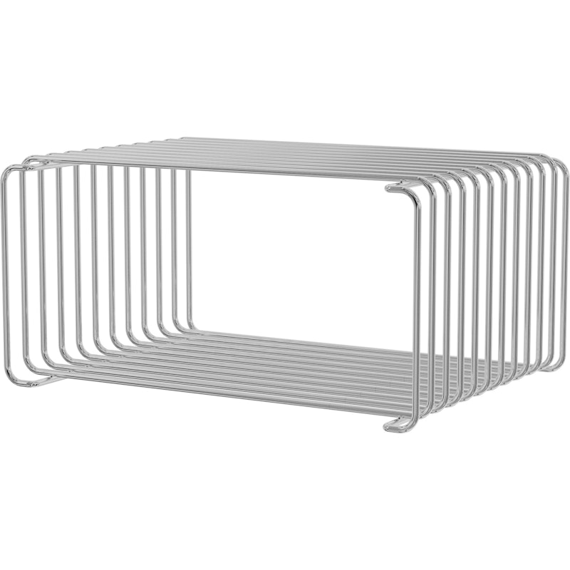 Panton Wire Half Height Regal 25,7 cm, Chrom