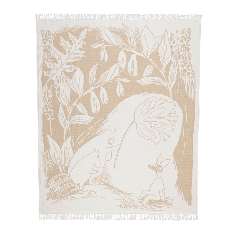 Moomin Decke 130x170 cm, Beige