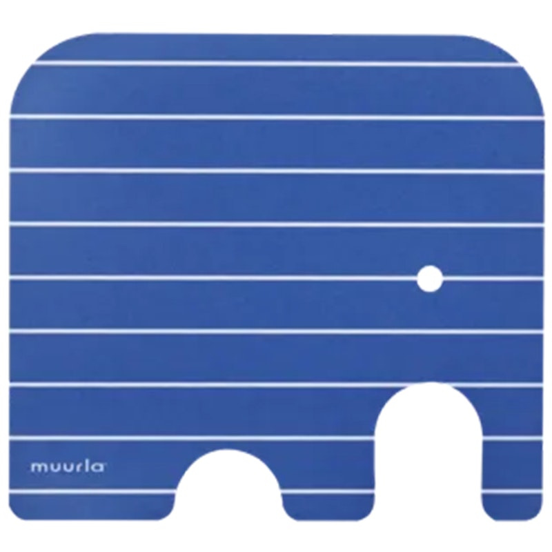 Elephant Unterlage 10x11 cm, Blau