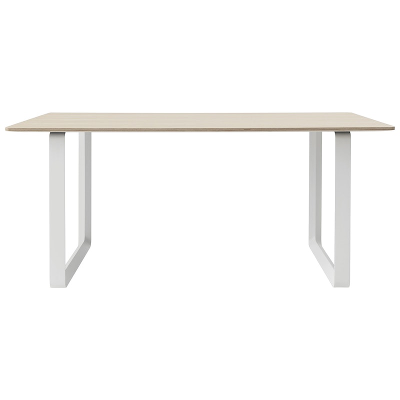 70/70 Tisch 85x170 cm, Eichenfurnier / Weiß