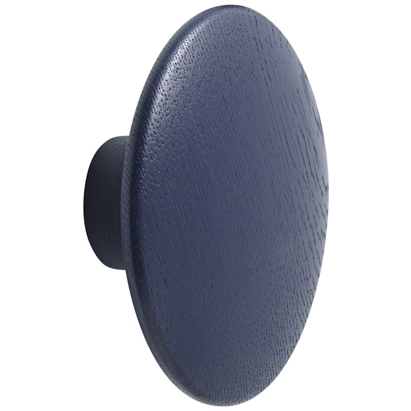 Dots Haken Holz Ø13 cm, Midnight Blue