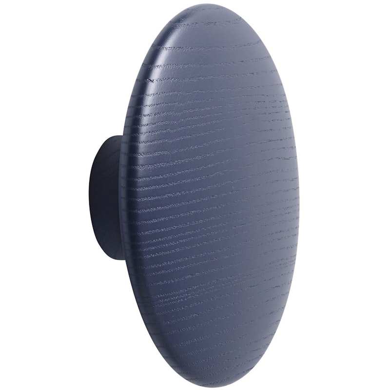 Dots Haken Holz Ø17 cm, Midnight Blue