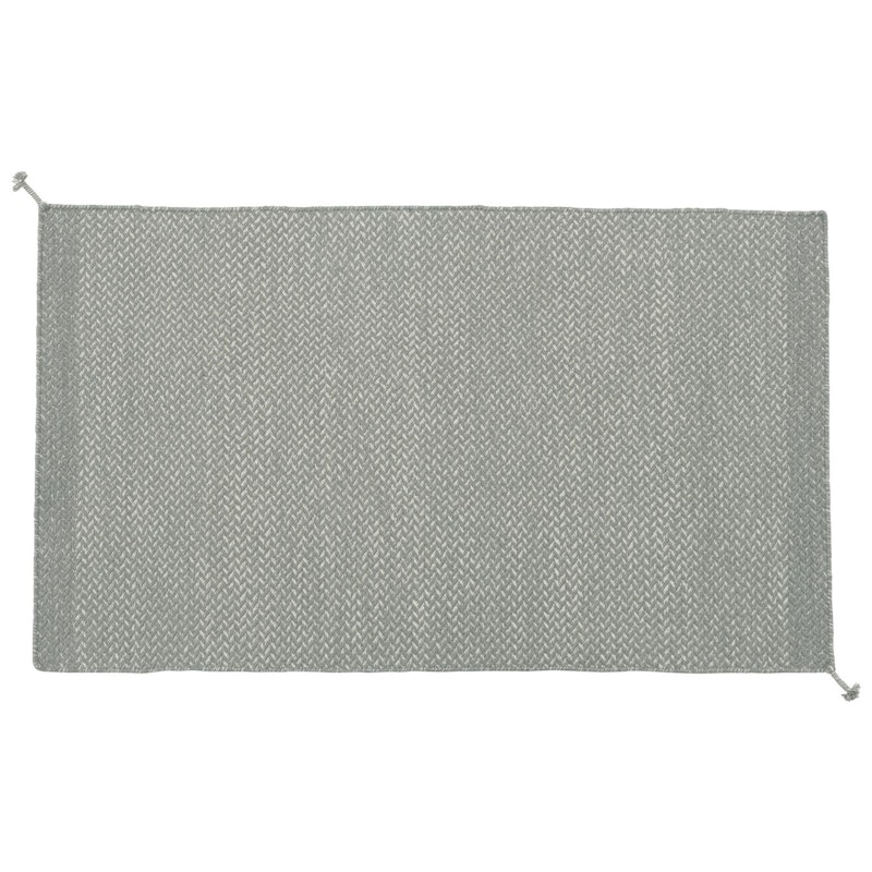 Ply Wollteppich 85x140 cm, Grau