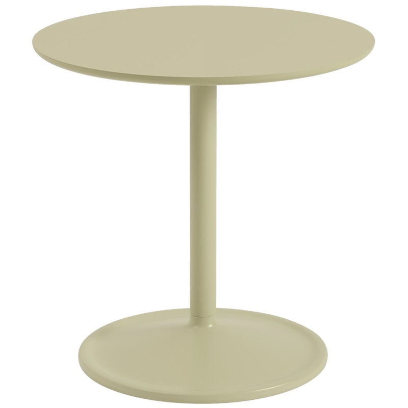 Soft Beistelltisch Ø48x48 cm, Laminat Beige Green