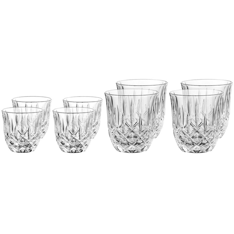 Noblesse Barista Glas Mit Zwei Größen, 8-er Set