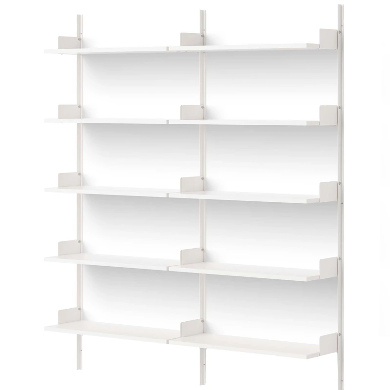 New Works Bibliotheksregal 1900 mm, Weiß