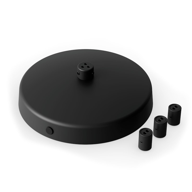 Multi Deckenbaldachin Für Tense 3 Teile, Schwarz