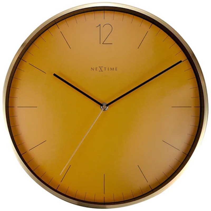 Essential Gold Wanduhr 34 cm, Gelb