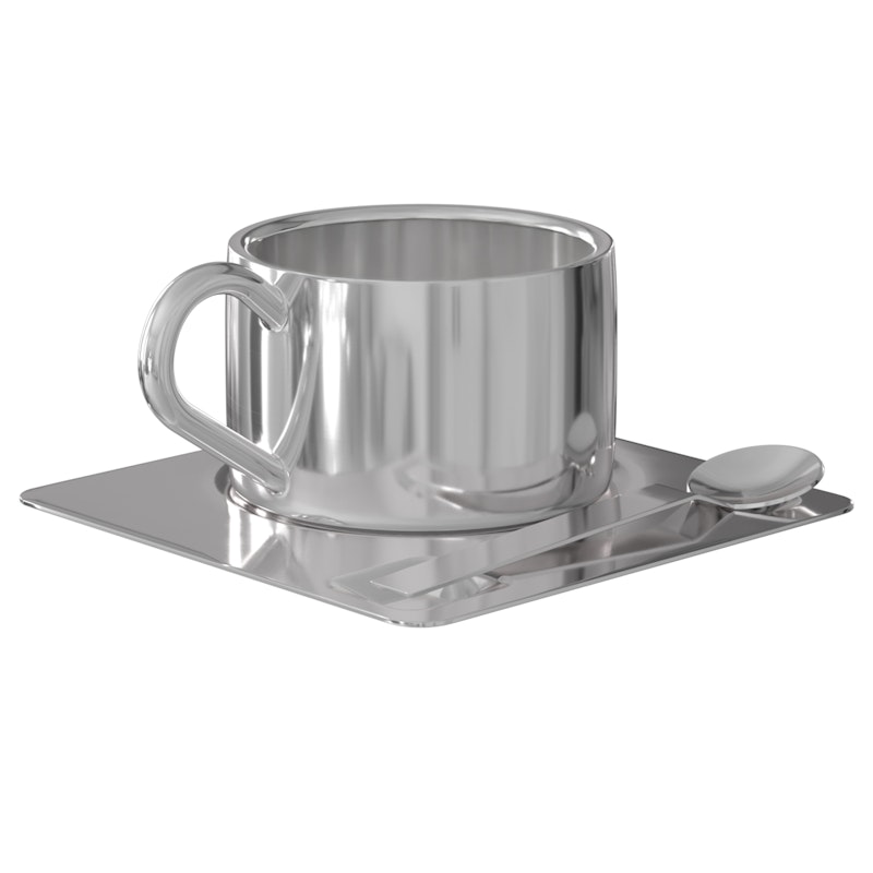Steel Cup Trio Kaffeetasse, Edelstahl