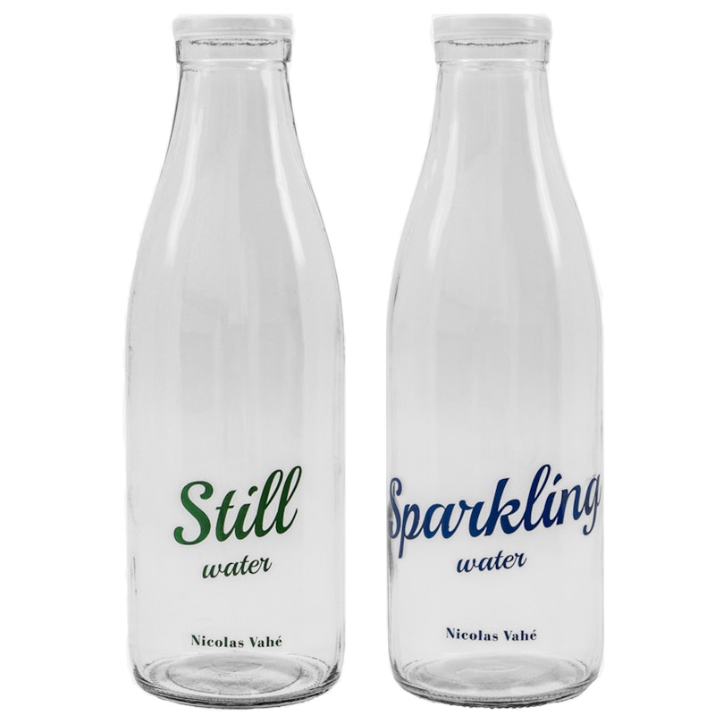 Wasserflasche Mit Deckel 2 Teile