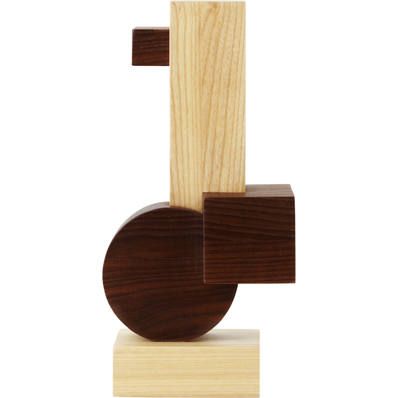 Join Skulptur Verkohlt Esche 33 cm