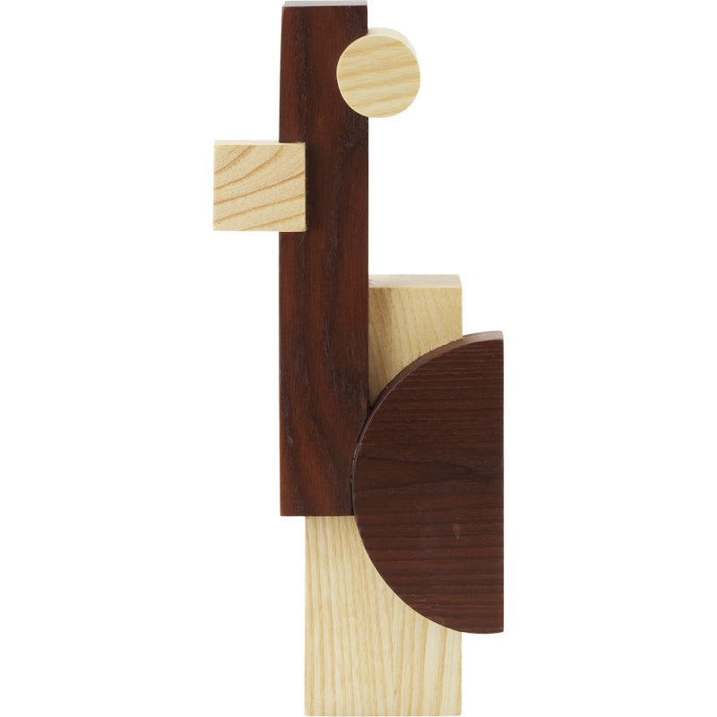 Join Skulptur Verkohlt Esche 28 cm