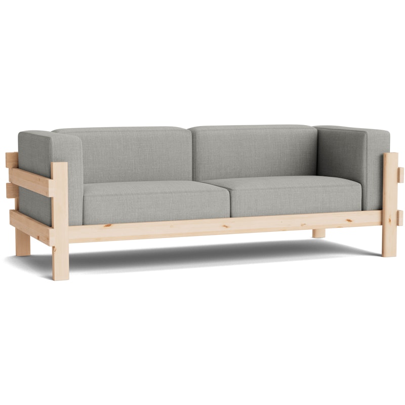 Kube 3-Sitzer-Sofa, Pine / Remix 133