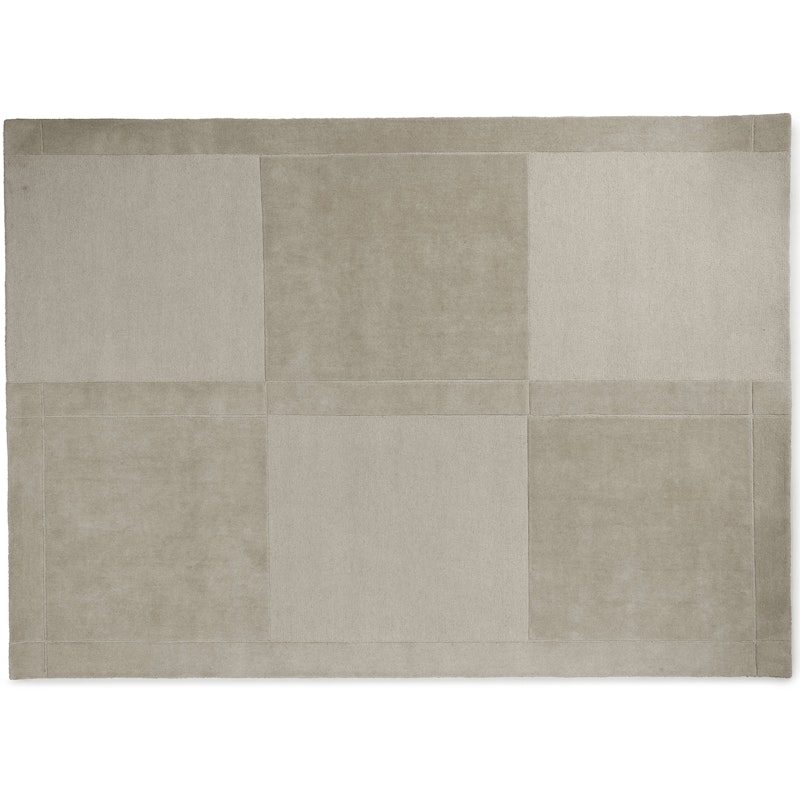 Level Teppich 250x350 cm, Warmes Grau