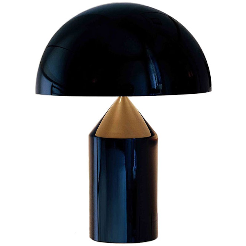 Atollo 239 Tischlampe 50 cm, Schwarz