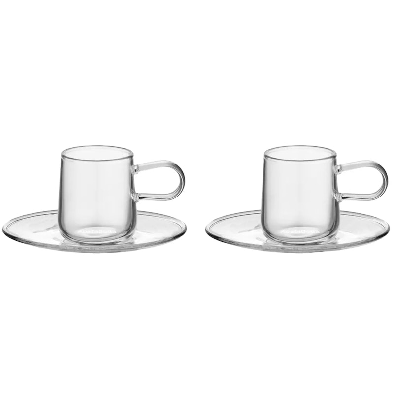 Viva espresso Tasse Mit Unterteller 8 cl 2-er Set