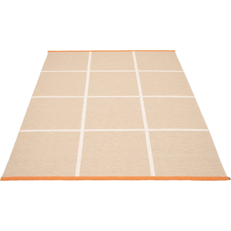 Criss Kunststoffmatte Beige / Vanilla / Pale Orange, 180x260 cm
