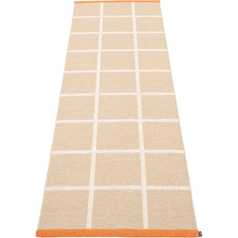 Criss Kunststoffmatte Beige / Vanilla / Pale Orange, 70x225 cm