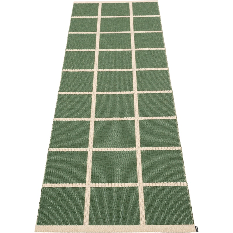 Criss Kunststoffmatte Leaf / Cream, 70x225 cm