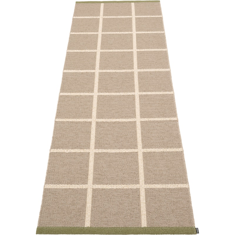 Criss Kunststoffmatte Potato / Cream / Pine, 70x225 cm