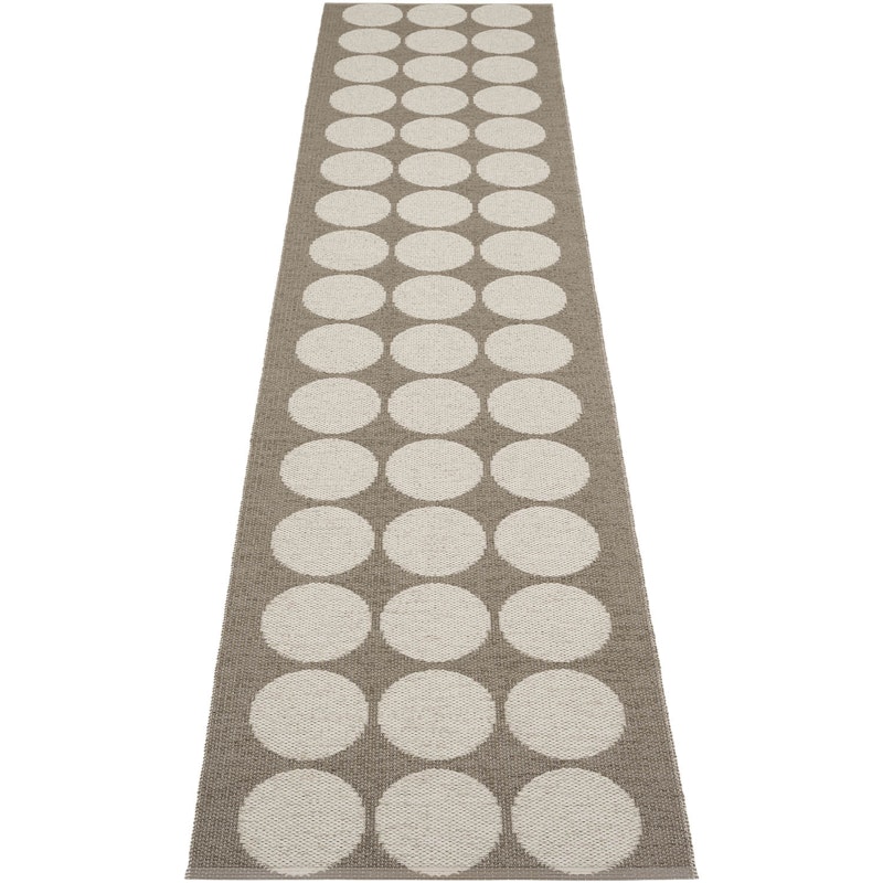 Hugo Teppich 70x320 cm, Walnut/Leinen