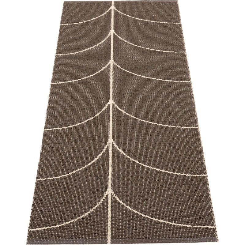 Leif Kunststoffmatte Dark Brown / Cream, 70x180 cm