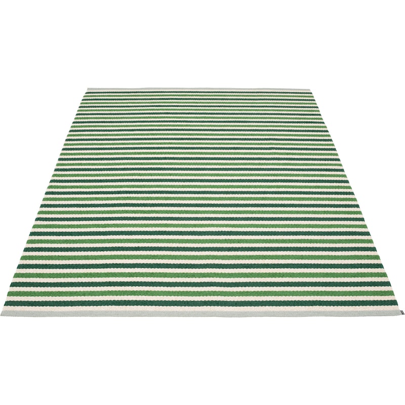 Teo Teppich Dunkelgrün / Grass Green / Vanilla, 140x200 cm