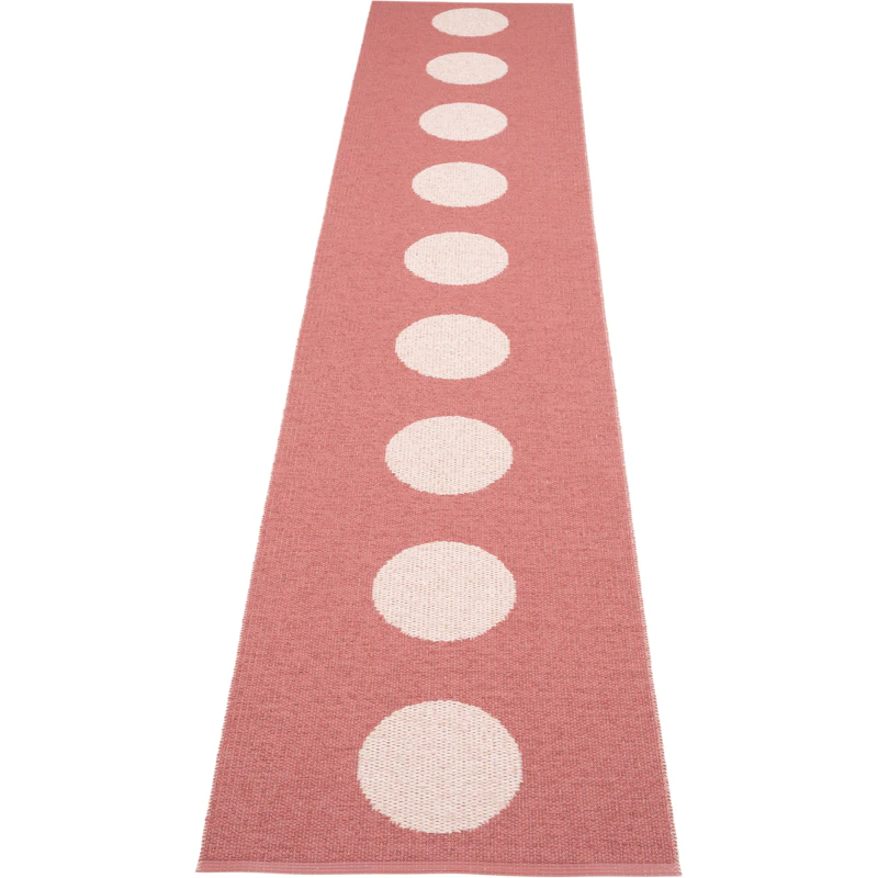 Vera Pop Teppich 70x360 cm, Blush / Pearl Pink
