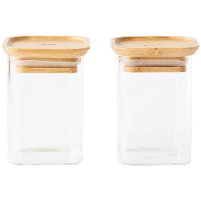 Glasgefäße Mit Deckel 2-er Set, 2x 24 cl