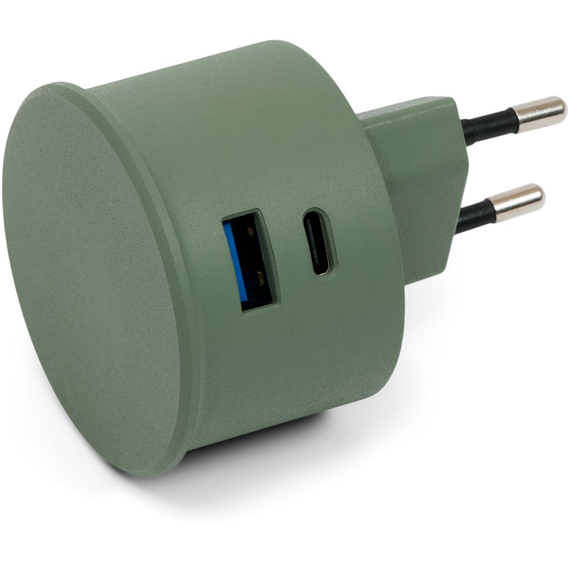 Netzadapter, Mossy Green