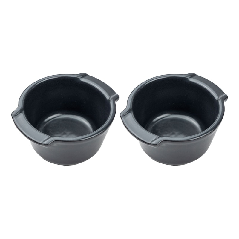 Appolia Auflaufförmchen 20 cl 2-er Set, Slate