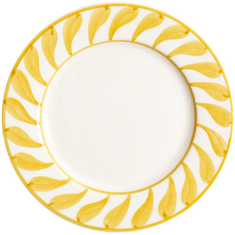 Swirl Beilagenteller 22 cm, Gelb