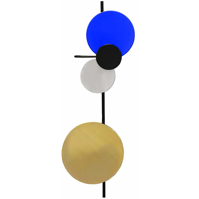 Planet Wandleuchte, Electric Blue
