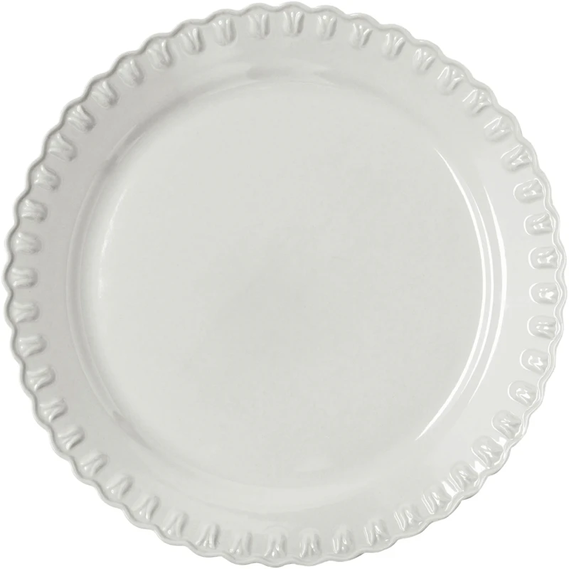 Tulipa Platte 37 cm, Weiß