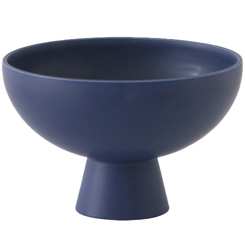 Strøm Schüssel mit Fuß Ø22 cm, Blau