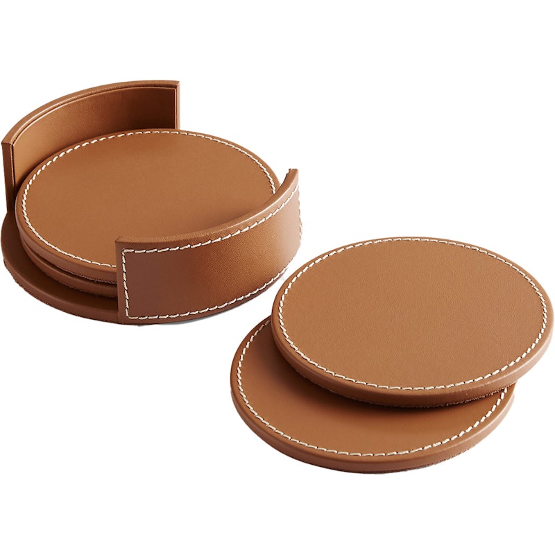 Wyatt Coasters Saddle 4-pack