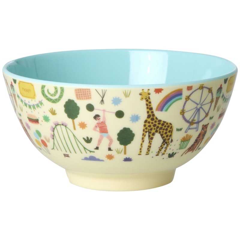 Melamine Bowl 70 cl, Mint Fun Fair