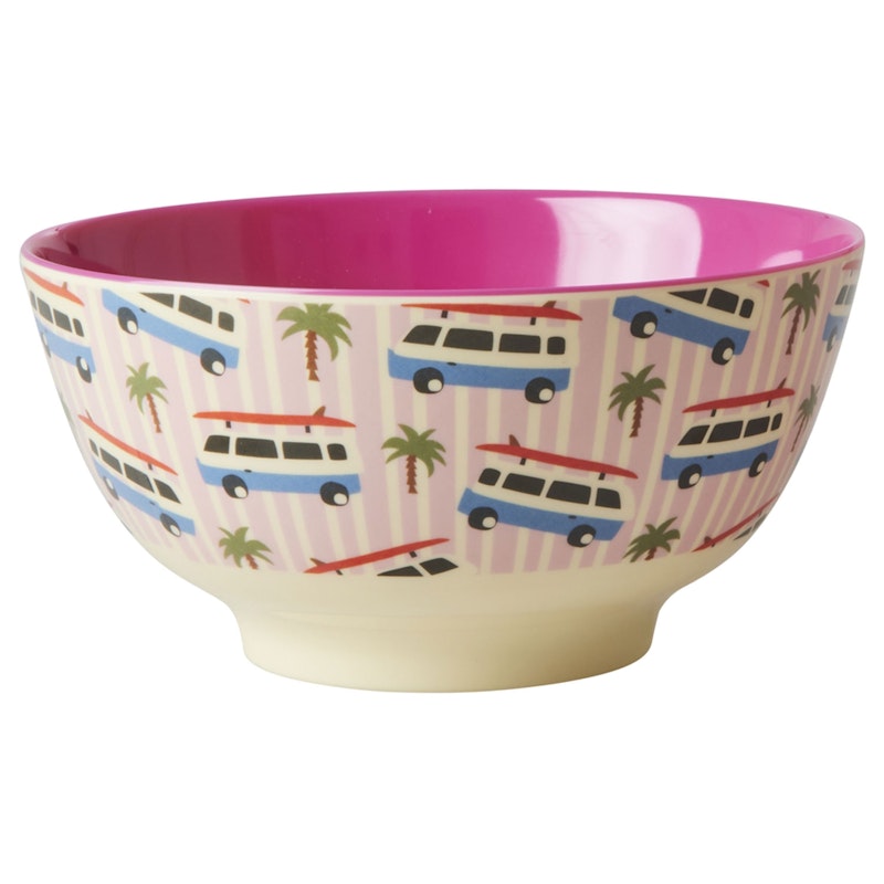 Melamine Bowl 70 cl, Pink Car