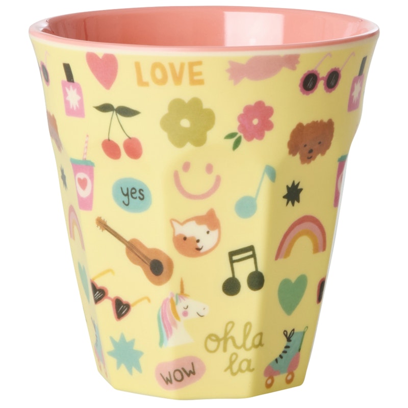 Melaminbecher 25 cl, Unicorn Love