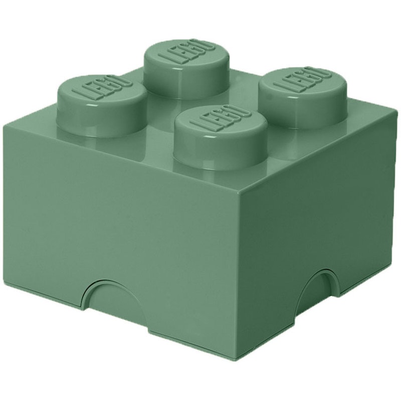 LEGO® Aufbewahrungsbox 8 Knöpfe, Sand Green