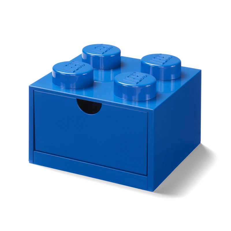 LEGO® Aufbewahrung Mit Schublade 4 Knöpfe, Blau